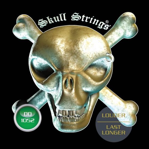 Skull Strings Drop D / Drop C Stainless Steel 010/052 E-Gitarrensaiten