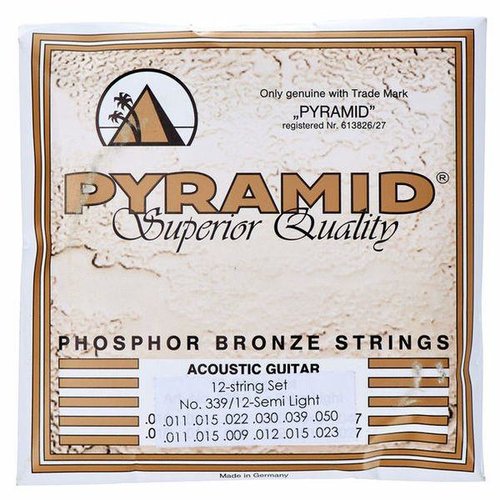 Pyramid 339 Phosphor Bronze Semi Light 011/050 12-Cuerdas