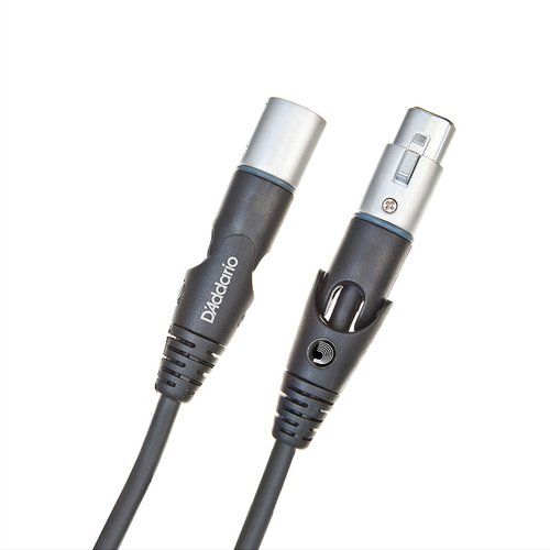 DAddario PW-MS-25 Custom Serie XLR 8m Microphone cable swivel