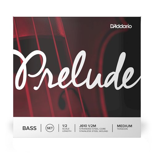 DAddario J610 1/2M Prelude Double Bass String Set Medium Tension