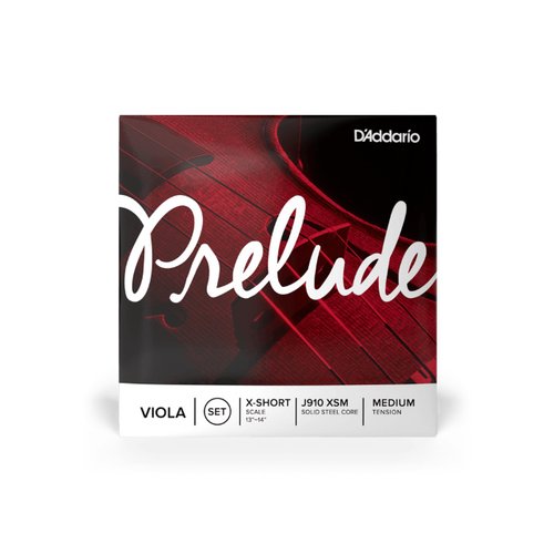 DAddario J910 XSM Prelude, Corde singole per viola, Scala Extra Corta, Tensione Media