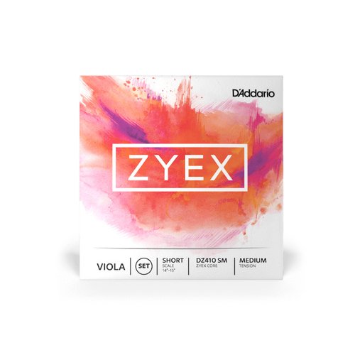 DAddario DZ41 SM Zyex, Corde singole per viola, scala corta, tensione media
