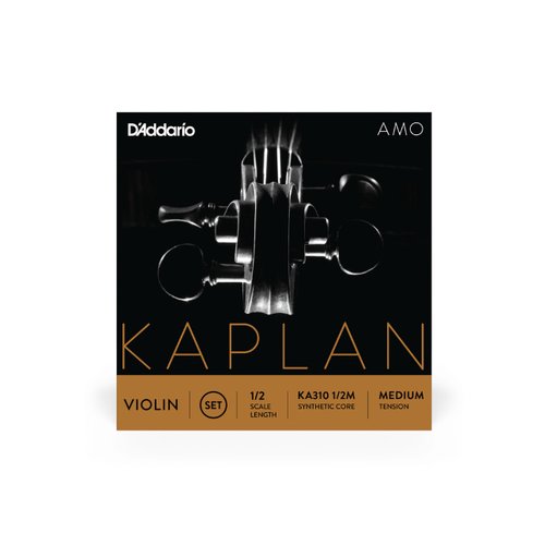 DAddario KA310 1/2M Kaplan Amo Violin Cuerdas sueltas, Escala 1/2, Tensin Media