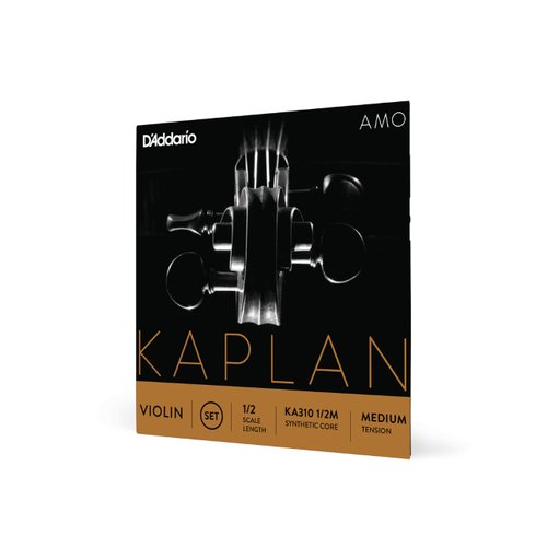 DAddario KA310 1/2M Kaplan Amo Violin Einzelsaiten, 1/2 Scale, Medium Tension