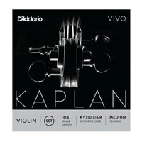 DAddario KV310 3/4M Kaplan Vivo Violin Einzelsaiten, 3/4...