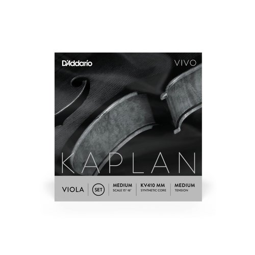 DAddario KV411 MM Kaplan Vivo Viola Medium Scale, Tensin Media Cuerdas sueltas