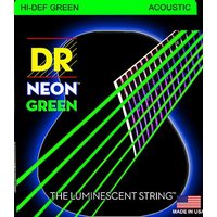 DR NGA-11 HiDef Green Neon Acoustic Medium-Light 011/050