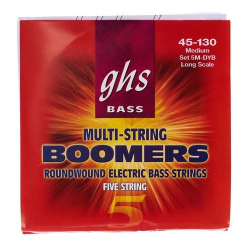 GHS 3045 5/M Bass Boomers 5-Corde Medium 045/130