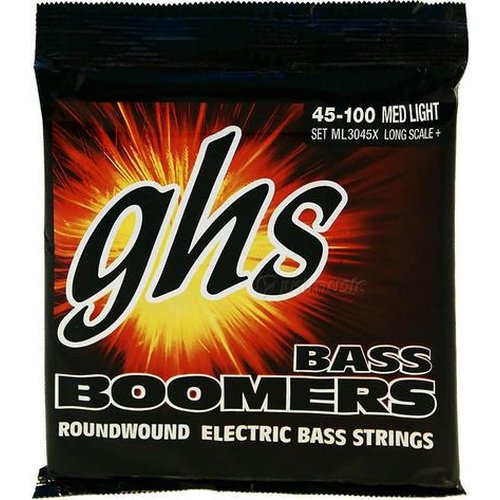 GHS 3045 LSP ML Bass Boomers 4-String Extra Long Scale Medium Light 045/100