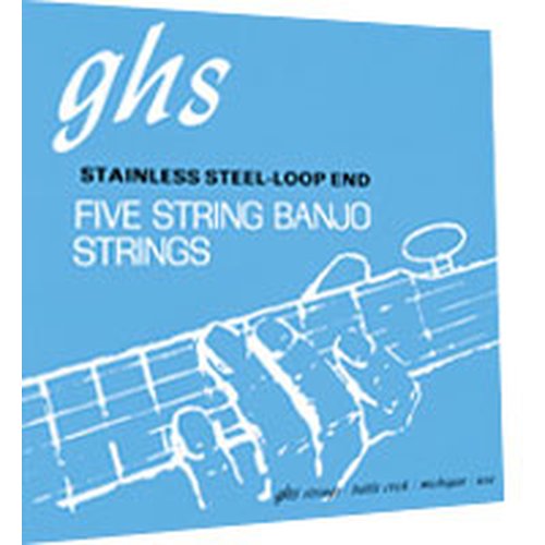 Corde GHS PF185 Stainless Steel 5-String Banjo