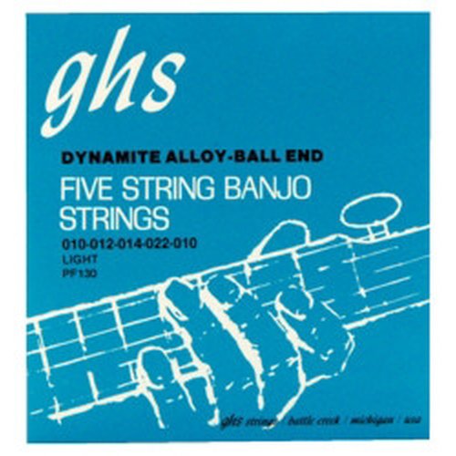 Cordes GHS PF130 5-String Banjo Set, Ball End