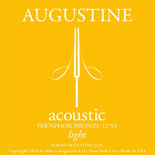 Cuerdas Augustine Amarillo 012/053 para guitarra western / folk