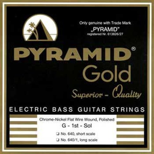 Pyramid 640 Gold Flatwound Short Scale 040/100 4-String