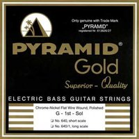 Pyramid 640/1 Gold Flatwound Long Scale 040/105 4-Saiter
