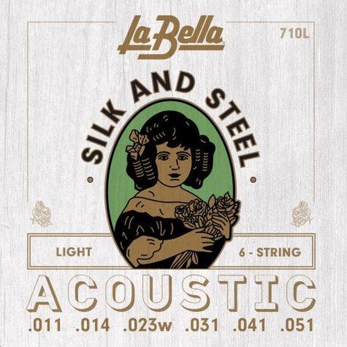 Cordes La Bella 710L Silk & Steel Light