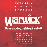Cordes Warwick Red Strings Bronze Acoustic 045/135