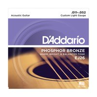 DAddario EJ26 11/52 Phosphor Bronze Juego de cuerdas...
