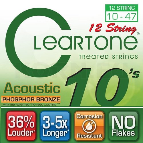 Cleartone CT7410/12 Phosphor Bronze 010/047 12-Cuerdas