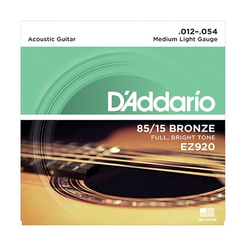 DAddario EZ-920 12/54 Muta di corde chitarra acustica