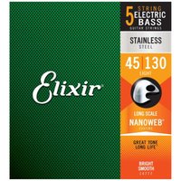Elixir 14777 Stainless Steel 045/130 5-Saiter