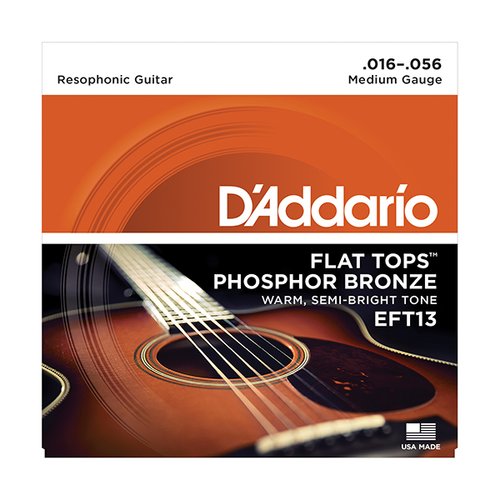 DAddario EFT13 Flat Tops Acoustic guitar strings 16-56