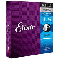Elixir Acoustic PolyWeb 010/047 12-String