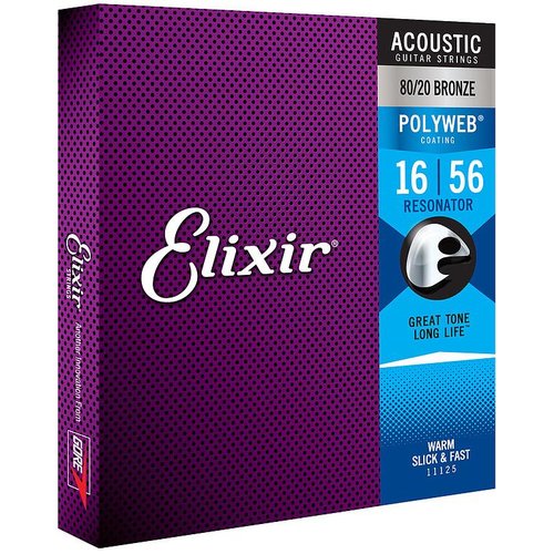 Elixir Acoustic Poly Web 016/056 Resonator