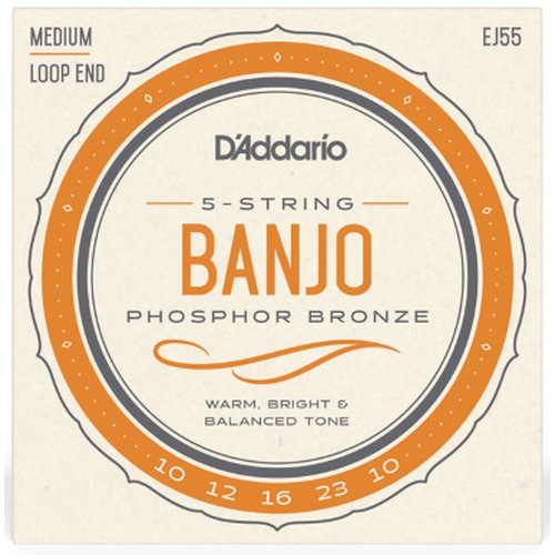 Cordes DAddario EJ55 Banjo Phosphor Bronze 010/023