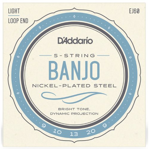 DAddario EJ60 Banjo Nickel 009/020