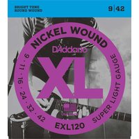 DAddario EXL120 09-42 - Juego de 6 cuerdas