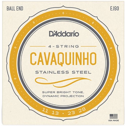 DAddario EJ93 Cavaquinho Stainless Steel Ball End