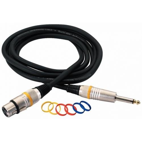 Rockcable 30382 D6 F Microphone Cable, 0,5 mtre