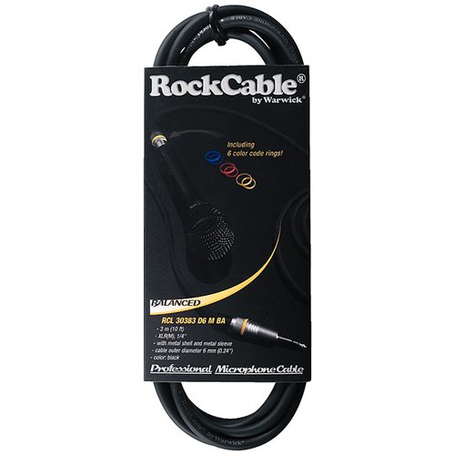Rockcable 30390 D6 M BA Microphone Cable, 10 meter