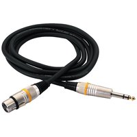 Rockcable 30392 D6 M BA Microphone Cable, 2 metro