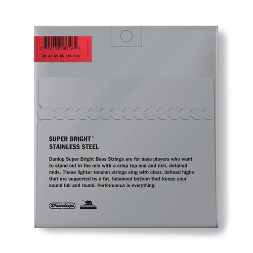 Cordes Dunlop DBSBS30130 Stainless Steel Super Bright 030/130