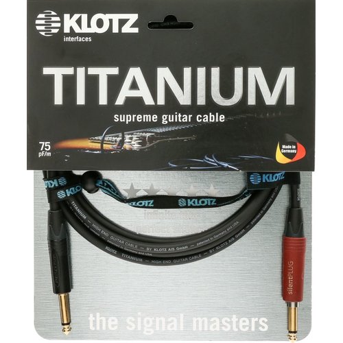 Klotz TI-0600PSP Titanium Guitar Cable 6.0 metre