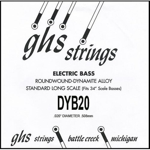 GHS Bass Boomers Single Strings