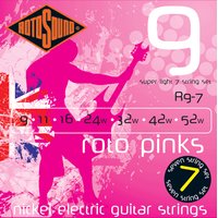 Rotosound R9-7 Roto Pinks 009/052 7-corde