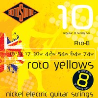 Rotosound R10-8 8-String Roto Yellow 010/074