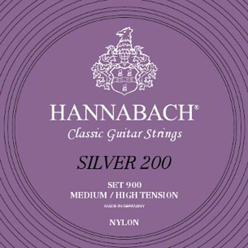 Hannabach Silver 200 Medium/High Tension Single Strings