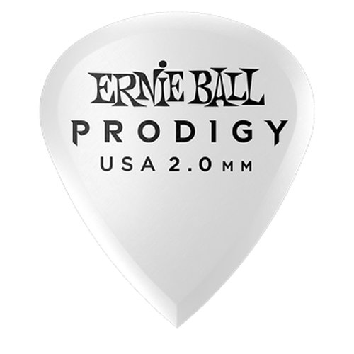 Ernie Ball Prodigy White Mini Picks, 6-Pack