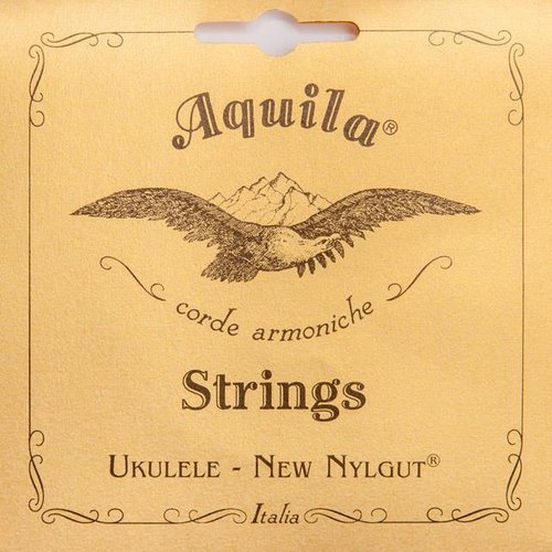 Aquila New Nylgut Ukulele Strings 4U, GCEA Soprano, High-G