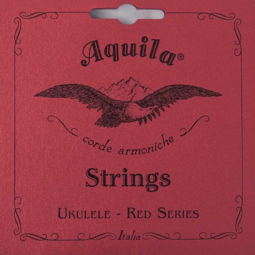 Corde Aquila Red Series Ukulele 86U, GCEA Concert, Low-G