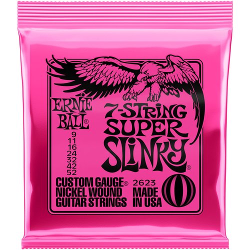 Ernie Ball EB2623 Super Slinky 7-String 09-52