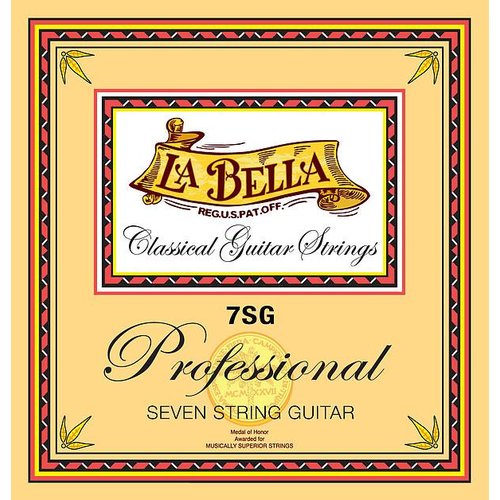 LaBella 7SG Saiten fr 7-Saitige Konzertgitarre
