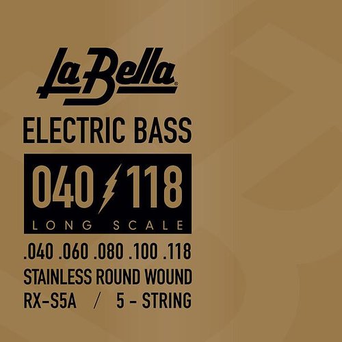 LaBella RX-S5A Saiten fr 5-Saiter E-Bass 040/118 Stainless Steel