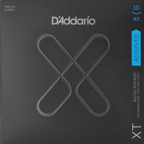 DAddario XTABR1047-12 80/20 Bronze 10/47 12-String