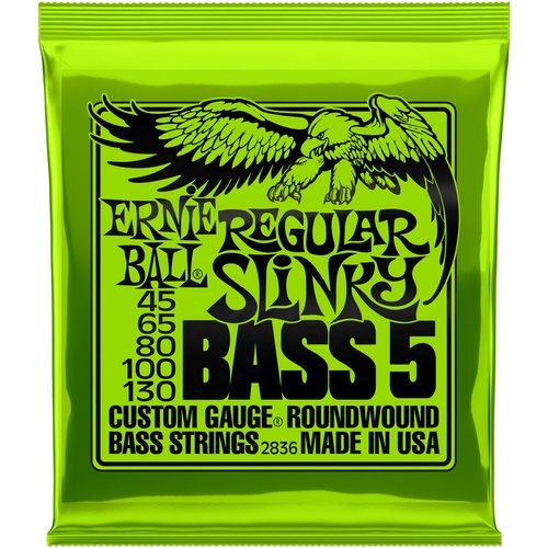 Ernie Ball EB2836 Regular Slinky Basso 5-Corde 45-130