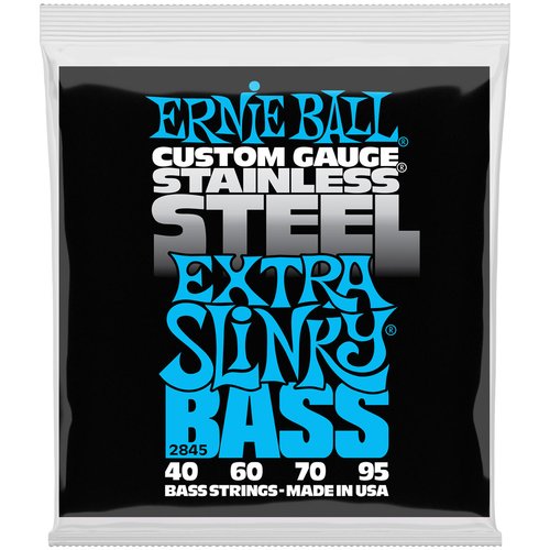 Ernie Ball EB2845 Extra Slinky Stainless Steel 40-95 Cordes de basse