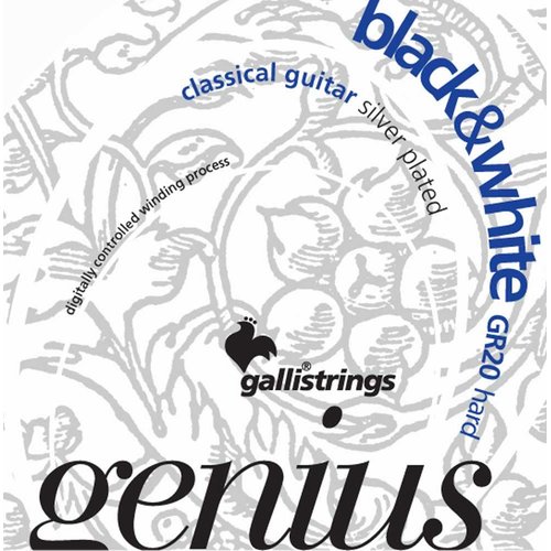 Galli GR-20 Genius Black Nylon Hard Tension